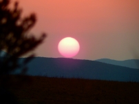 Wieder einmal geht die Sonne rot unter. Hier in Swaziland.
