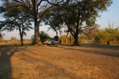 Typischer Zeltplatz - man hat viel Platz im Okawango Delta. Hier Xakanaxa.